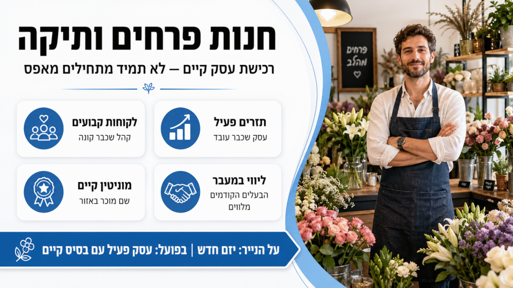 חנות פרחים חדשה